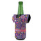 Simple Floral Jersey Bottle Cooler - ANGLE (on bottle)