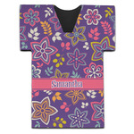 Simple Floral Jersey Bottle Cooler (Personalized)