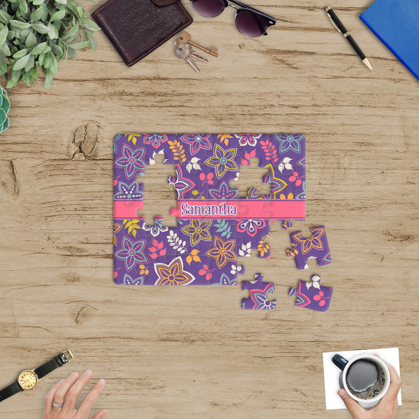 Simple Floral Jigsaw Puzzle 30 Piece - In Context