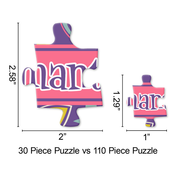 Simple Floral Jigsaw Puzzle - Piece Comparison