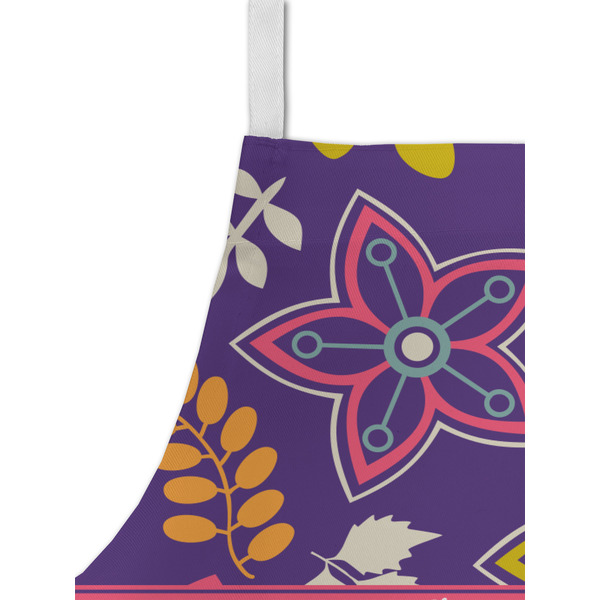 Simple Floral Kid's Aprons - Detail