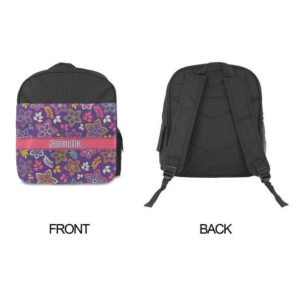 Simple Floral Kid's Backpack - Approval