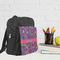 Simple Floral Kid's Backpack - Lifestyle