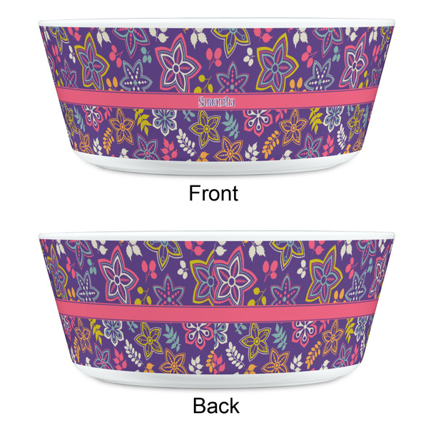 Simple Floral Kids Bowls - APPROVAL