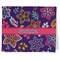 Simple Floral Kitchen Towel - Poly Cotton - Folded Half
