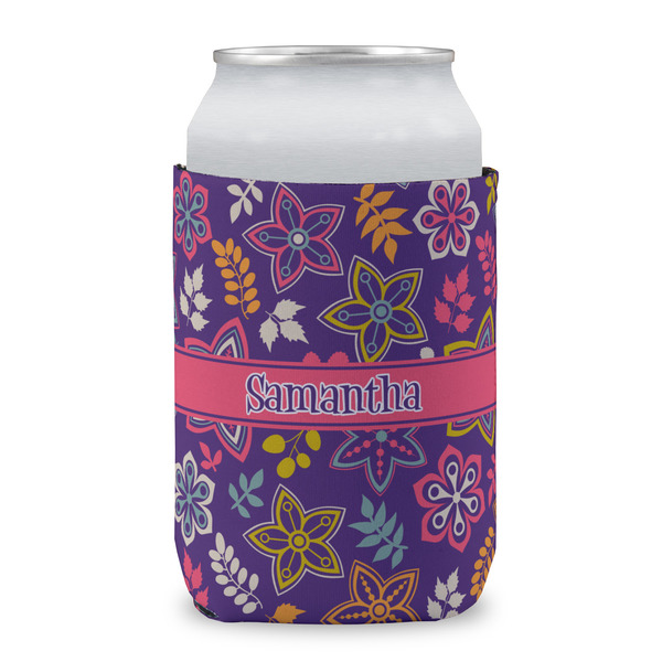 Simple Floral Can Sleeve