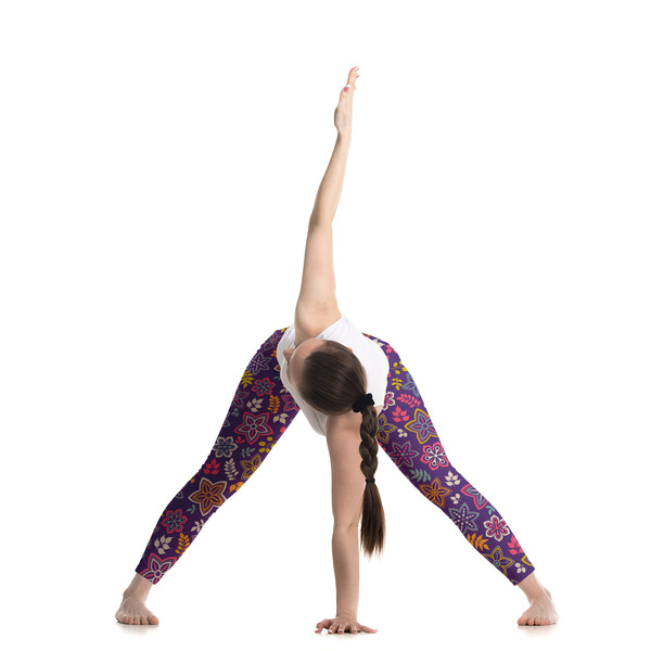 Simple Floral Ladies Leggings - LIFESTYLE