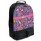 Simple Floral Backpacks - Black (Personalized)