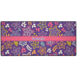 Simple Floral Gaming Mouse Pad (Personalized)