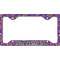 Simple Floral License Plate Frame - Style C