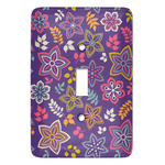 Simple Floral Light Switch Cover