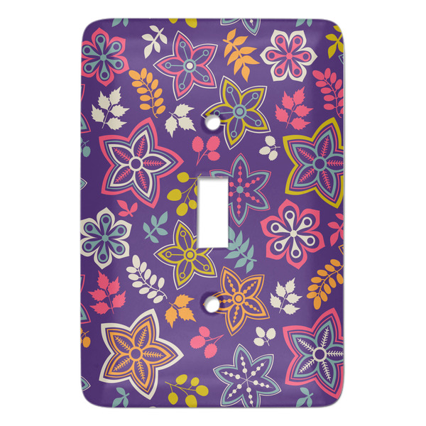 Custom Simple Floral Light Switch Cover