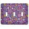 Simple Floral Light Switch Covers (3 Toggle Plate)
