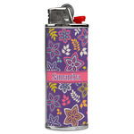 Simple Floral Case for BIC Lighters (Personalized)