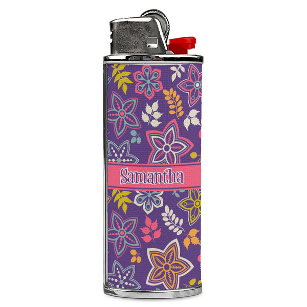 Custom Simple Floral Case for BIC Lighters (Personalized)