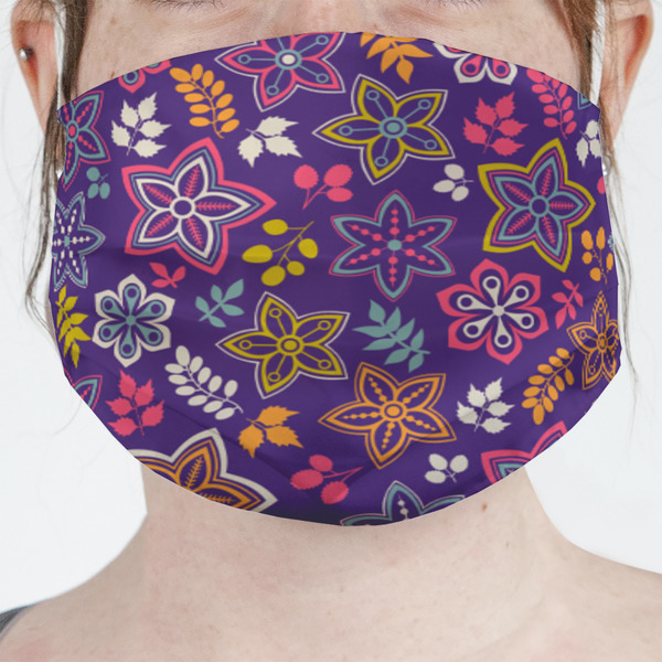 Custom Simple Floral Face Mask Cover