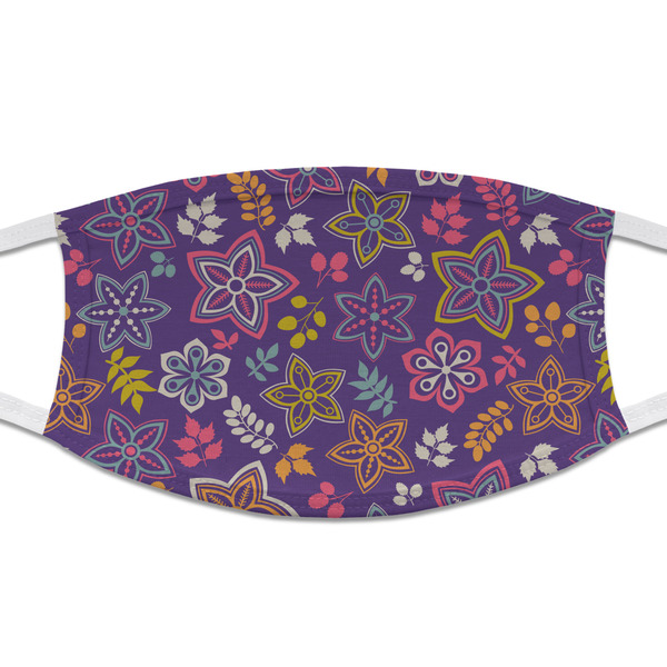 Custom Simple Floral Cloth Face Mask (T-Shirt Fabric)