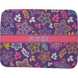 Simple Floral Memory Foam Bath Mat - 48"x36" (Personalized)
