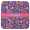Simple Floral Memory Foam Bath Mat - 48"x48" (Personalized)