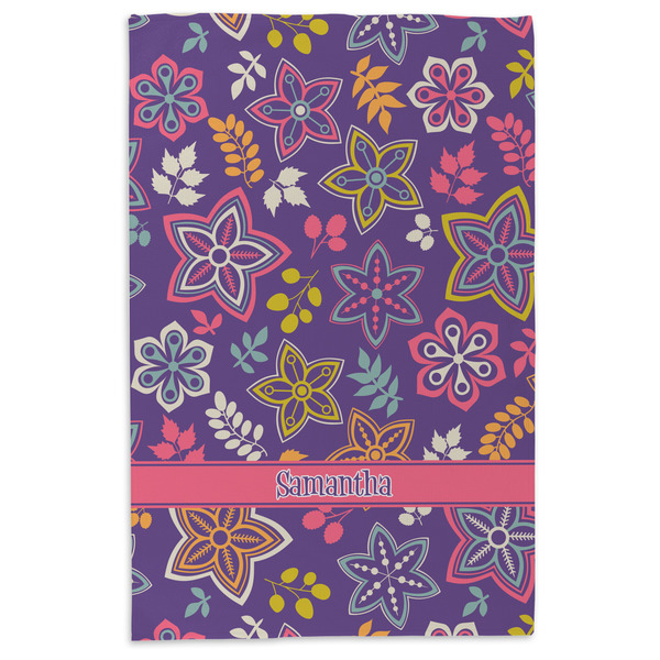 Simple Floral Microfiber Dish Towel - APPROVAL