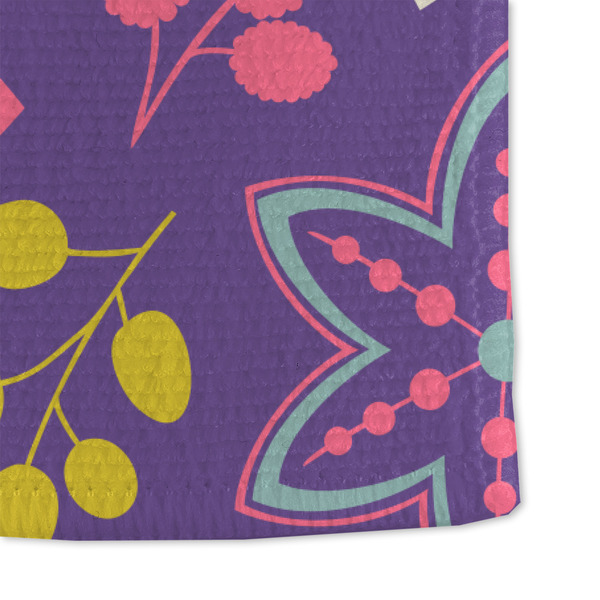 Simple Floral Microfiber Dish Towel - DETAIL