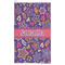 Simple Floral Microfiber Golf Towel - Large (Personalized)