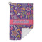 Simple Floral Microfiber Golf Towels Small - FRONT FOLDED