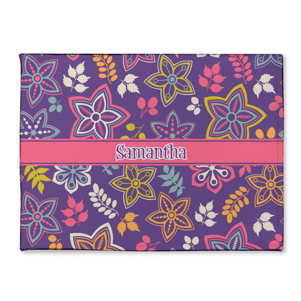 Custom Simple Floral Microfiber Screen Cleaner (Personalized)