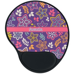 Simple Floral Mouse Pad with Wrist Support