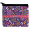 Simple Floral Neoprene Coin Purse - Front