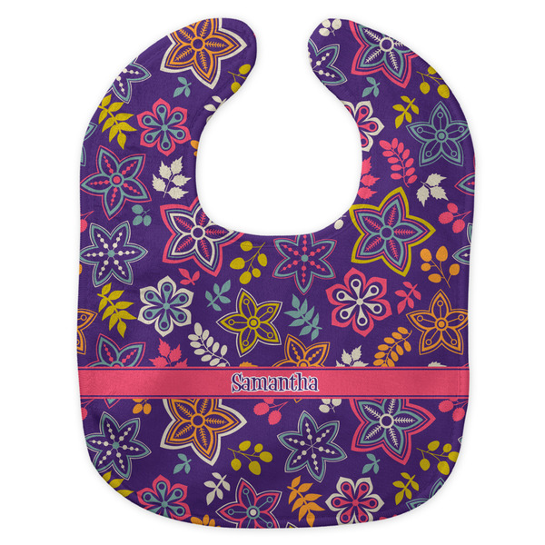 Simple Floral New Bib Flat Approval