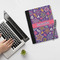 Simple Floral Notebook Padfolio - LIFESTYLE (large)