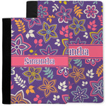 Simple Floral Notebook Padfolio w/ Name or Text
