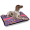 Simple Floral Outdoor Dog Beds - Large - IN CONTEXT