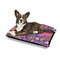 Simple Floral Outdoor Dog Beds - Medium - IN CONTEXT