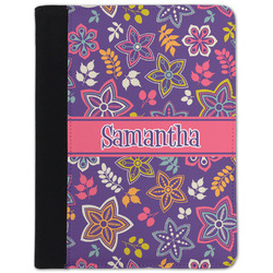 Simple Floral Padfolio Clipboard - Small (Personalized)
