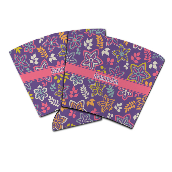 Custom Simple Floral Party Cup Sleeve (Personalized)