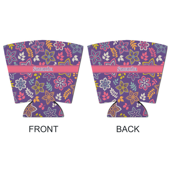 Simple Floral Party Cup Sleeves - with bottom - APPROVAL
