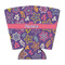 Simple Floral Party Cup Sleeves - with bottom - FRONT