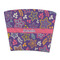 Simple Floral Party Cup Sleeves - without bottom - FRONT (flat)
