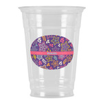 Simple Floral Party Cups - 16oz (Personalized)