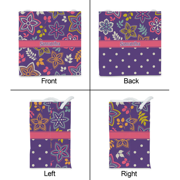 Simple Floral Party Favor Gift Bag - Matte - Approval