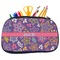 Simple Floral Neoprene Pencil Case - Medium w/ Name or Text