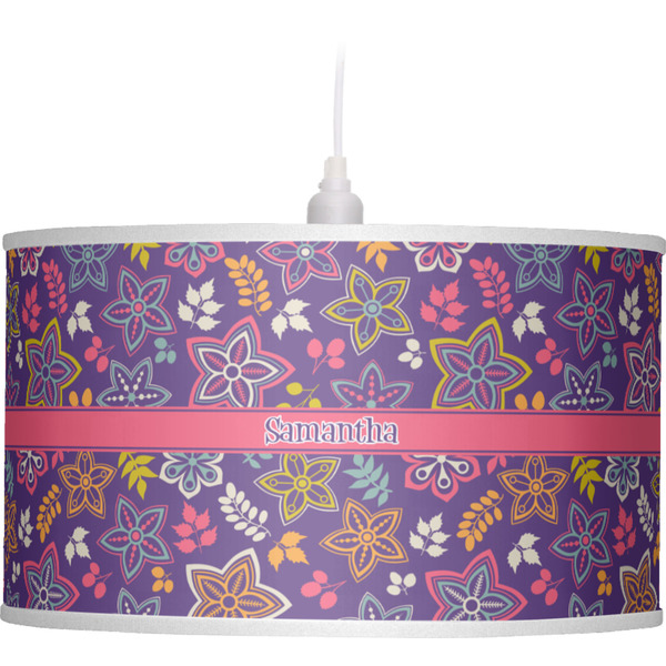 Simple Floral Pendant Lamp Shade