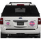 Simple Floral Personalized Car Magnets on Ford Explorer