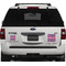 Simple Floral Personalized Square Car Magnets on Ford Explorer