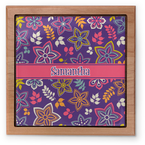 Simple Floral Pet Urn - Apvl