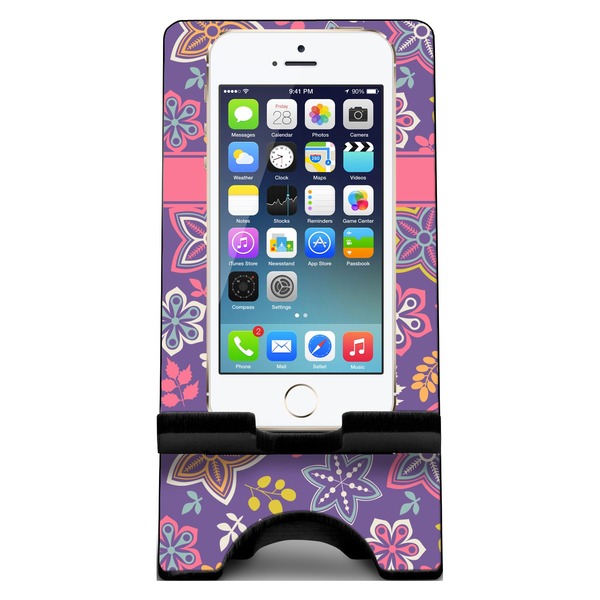 Simple Floral Phone Stand w/ Phone