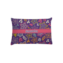 Simple Floral Pillow Case - Toddler (Personalized)