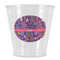 Simple Floral Plastic Shot Glass (Personalized)